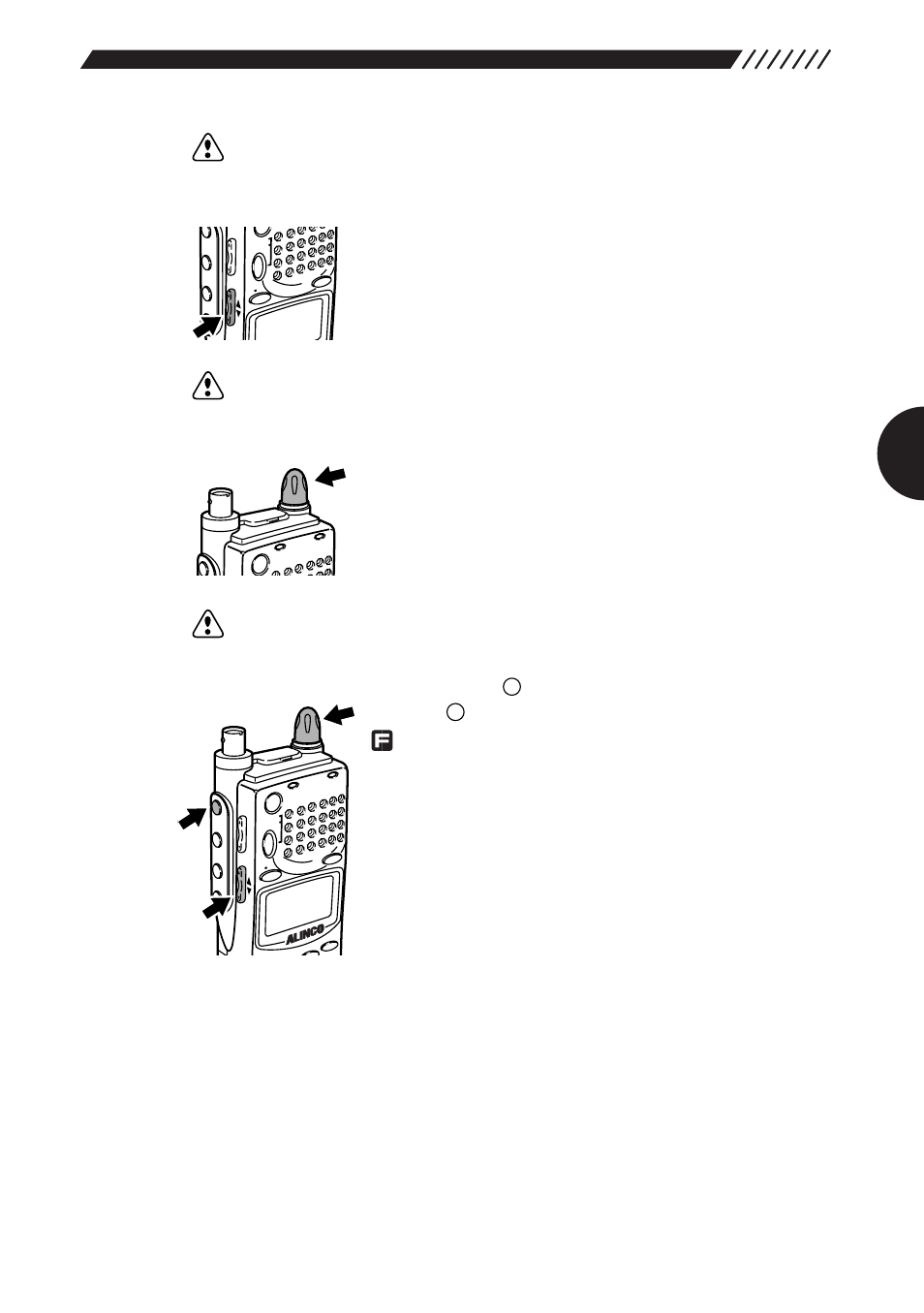 Appears on the display | Alinco DJ-X2000 User Manual | Page 22 / 88