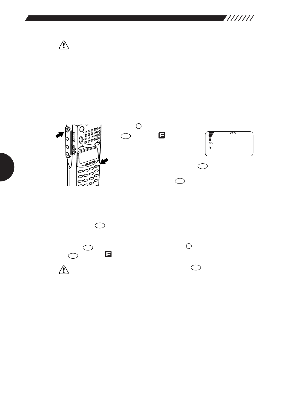 4 battery save, O f f shor t batt save | Alinco DJ-X2000 User Manual | Page 35 / 88