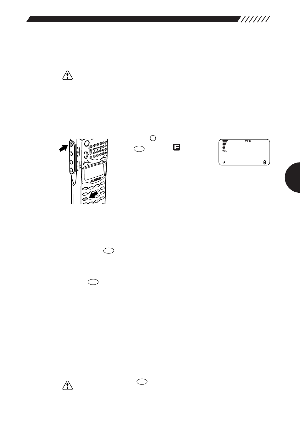 24 descrambler, O f f on 4 | Alinco DJ-X2000 User Manual | Page 52 / 88