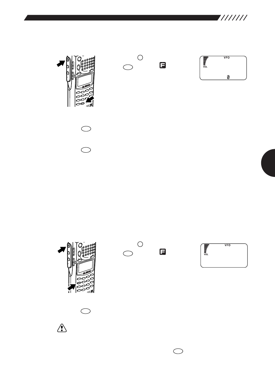 29 sound pickup, Erasing the recorded data, Exit the recording mode. press the key | S t o p, P l a y | Alinco DJ-X2000 User Manual | Page 60 / 88