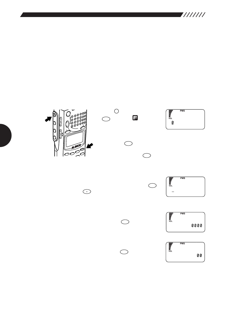 3 pms mode functions, 1 programmed scan operations | Alinco DJ-X2000 User Manual | Page 65 / 88