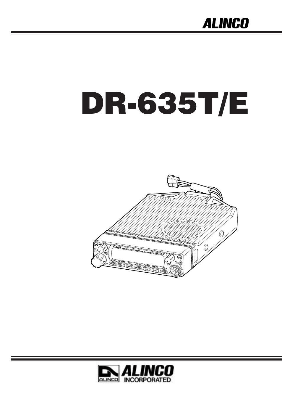 Alinco DR-635 User Manual | 66 pages