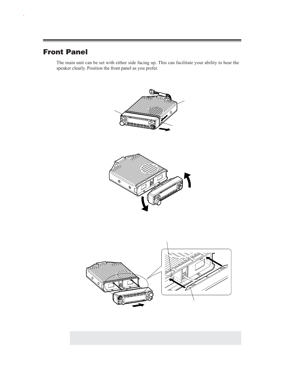 Front panel | Alinco DR-635 User Manual | Page 10 / 66