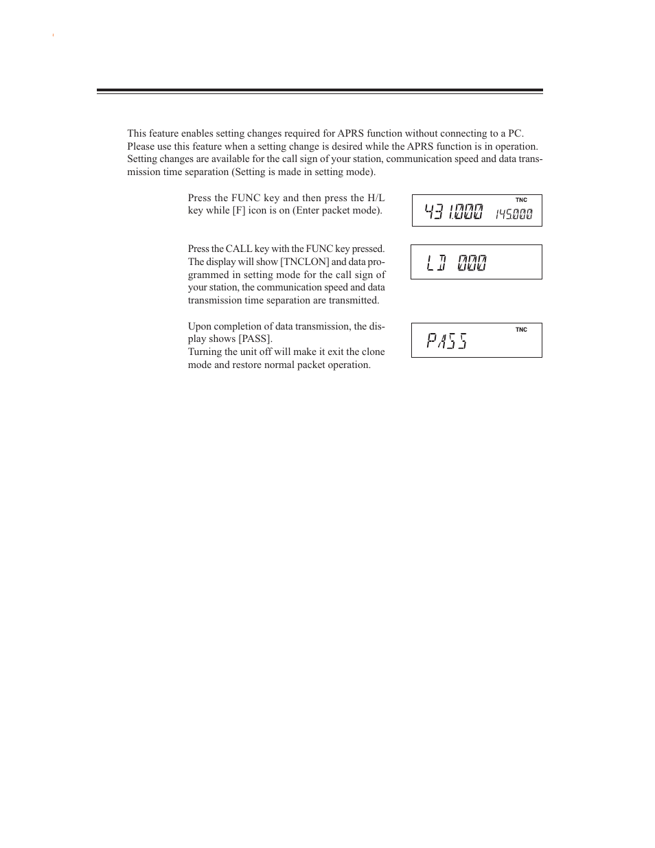 Tnc clone | Alinco DR-635 User Manual | Page 56 / 66