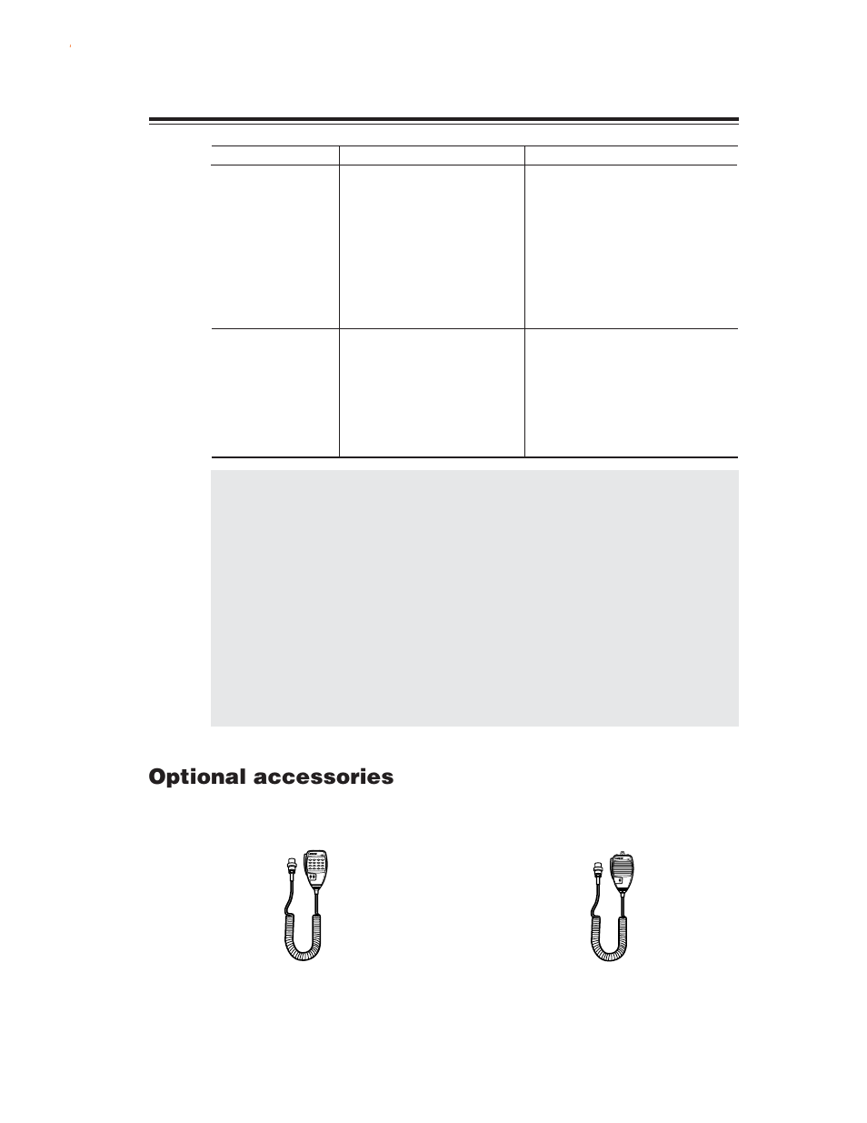 Optional accessories | Alinco DR-635 User Manual | Page 61 / 66