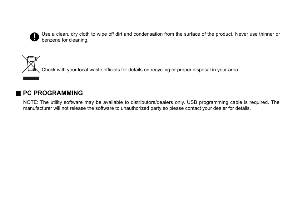 Pc programming | Alinco DJ-A10 User Manual | Page 14 / 81
