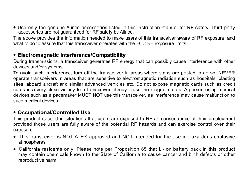 Alinco DJ-A10 User Manual | Page 8 / 81