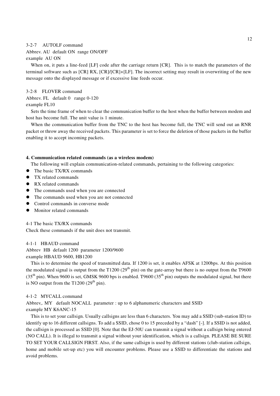 Alinco EJ-50U User Manual | Page 12 / 43