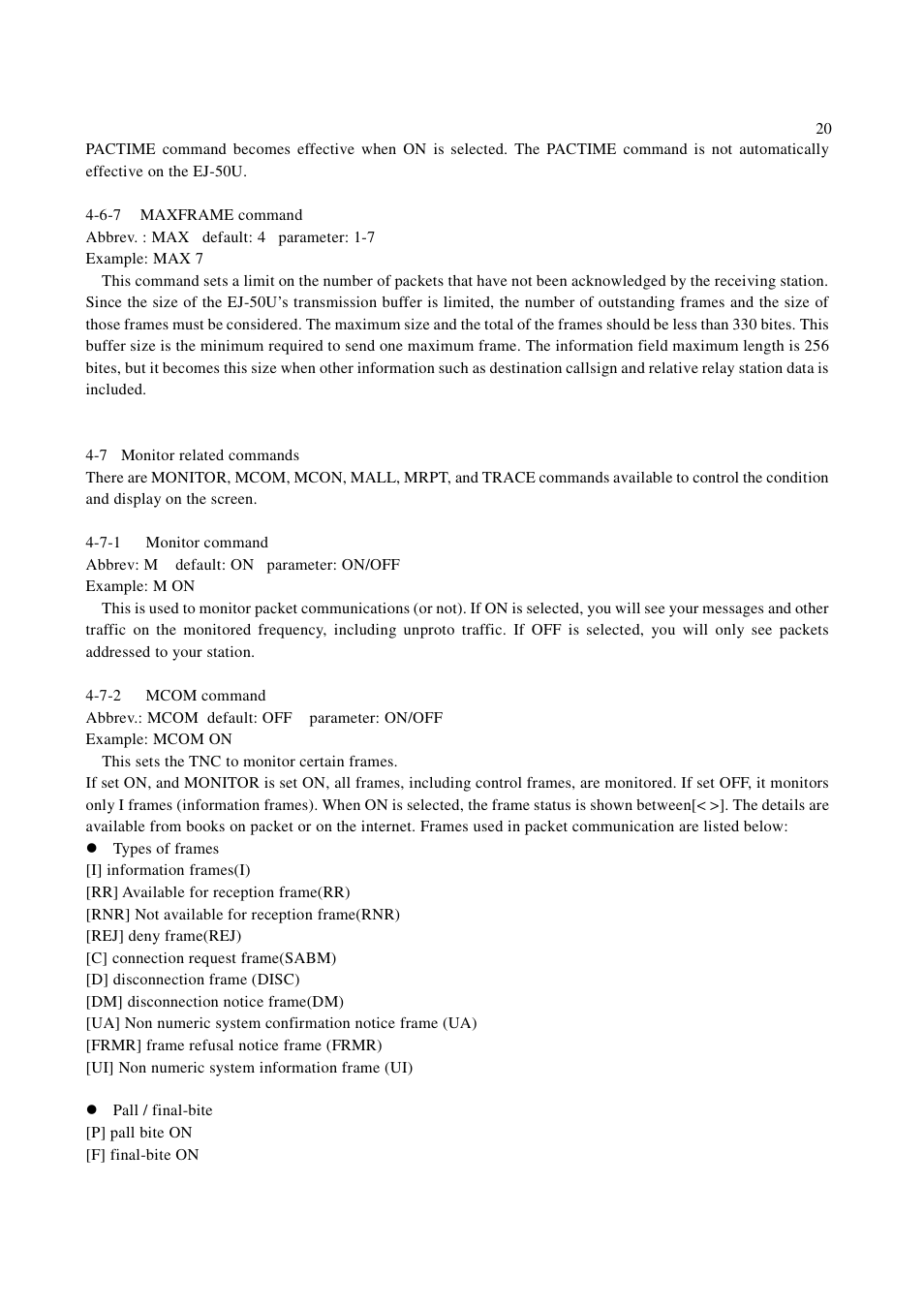 Alinco EJ-50U User Manual | Page 20 / 43