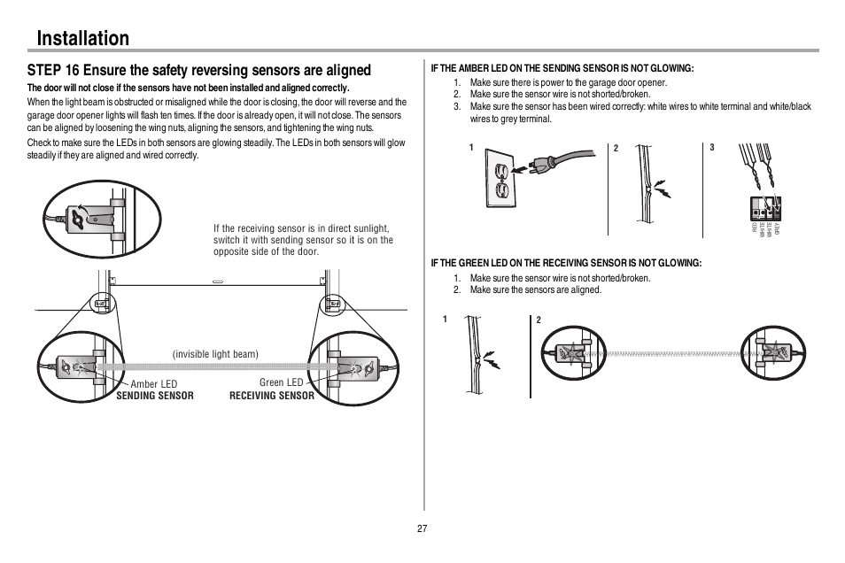 Installation | Chamberlain 248730 User Manual | Page 28 / 44