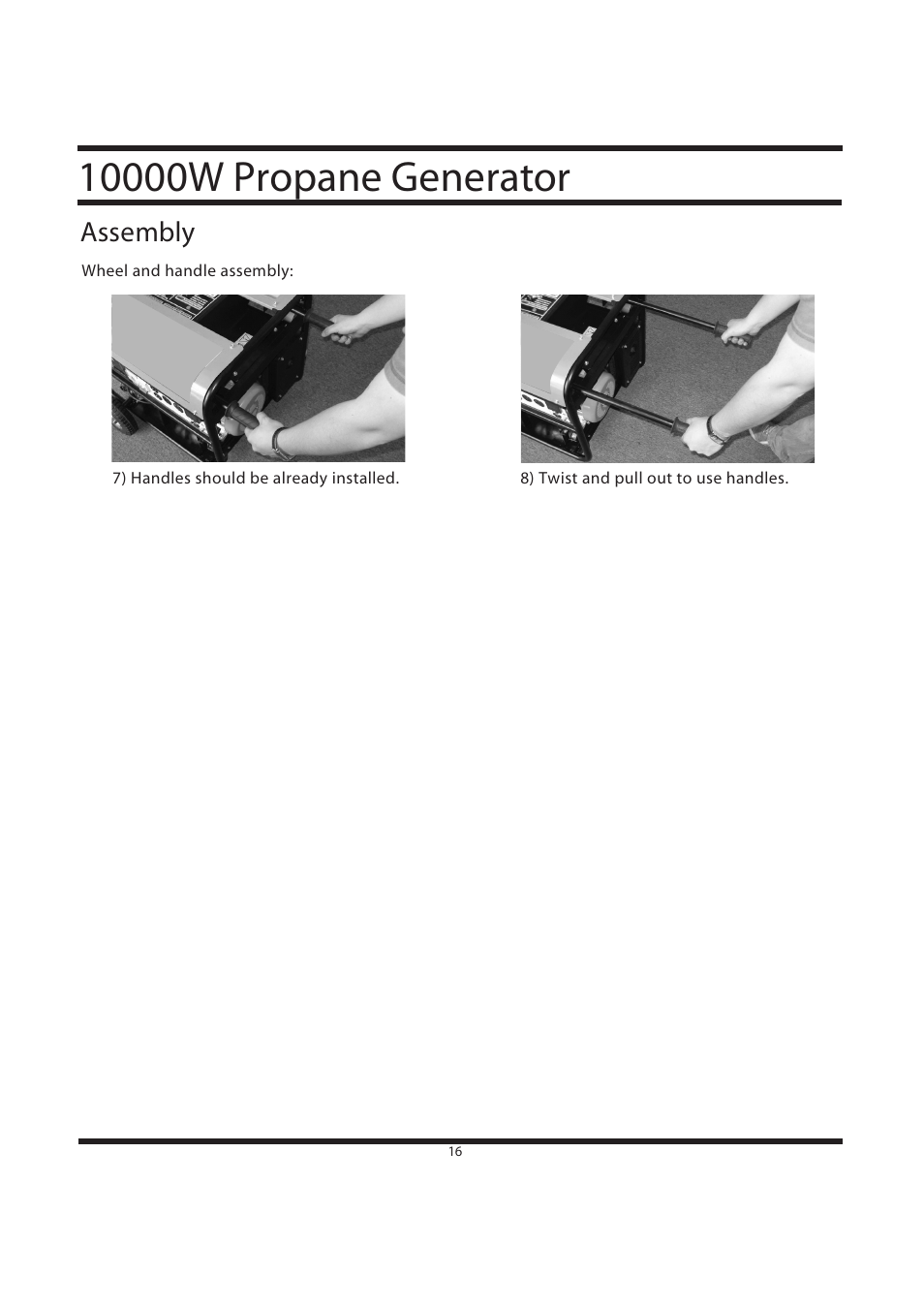 Assembly | All Power APG3590CN User Manual | Page 16 / 48