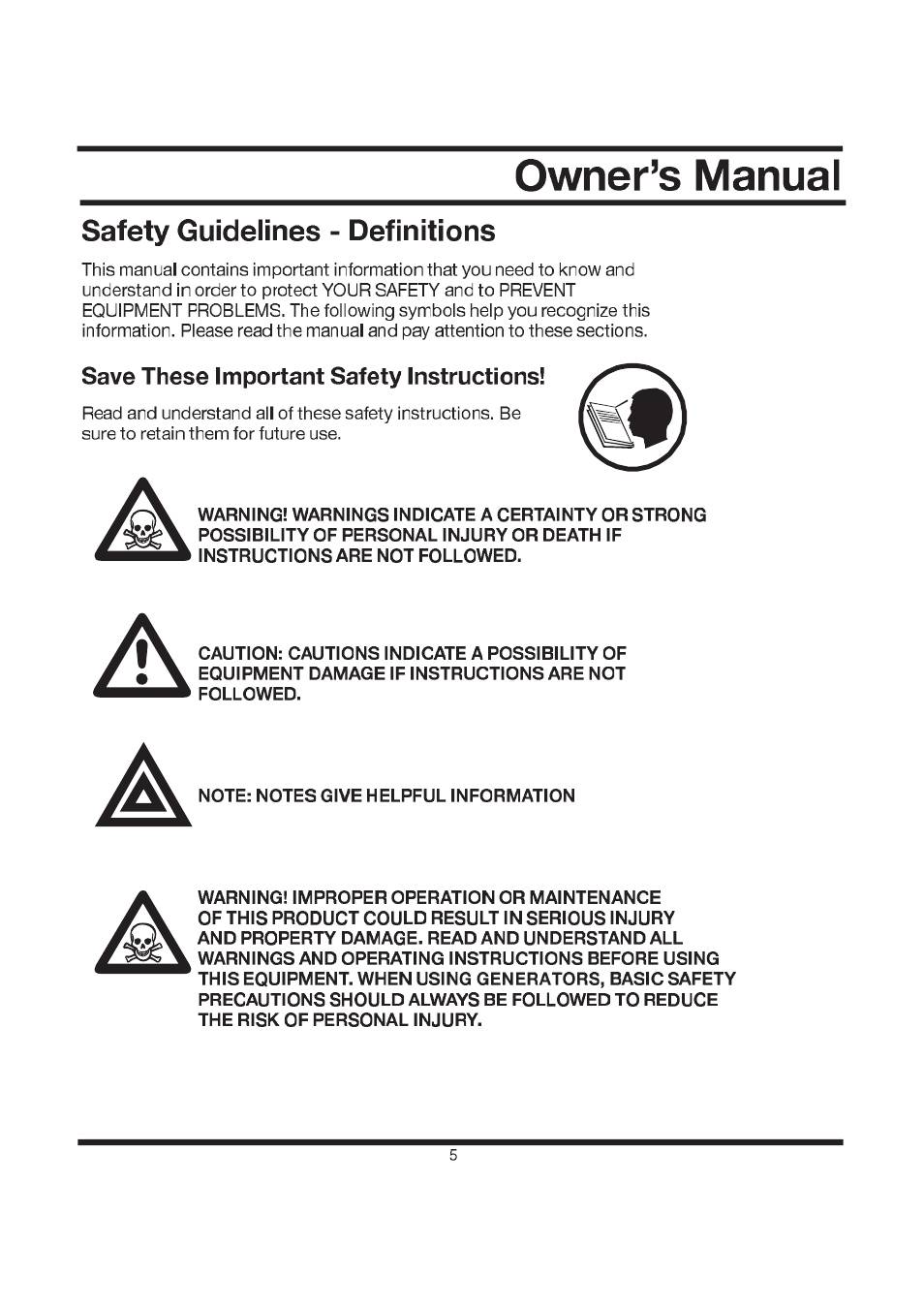 All Power APG3560CN User Manual | Page 6 / 48