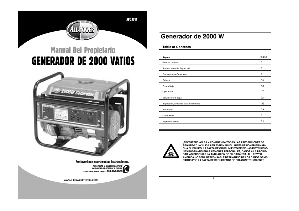 All Power APG3014 User Manual | 25 pages