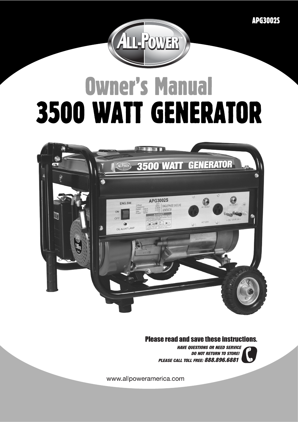 All Power APG3002S User Manual | 50 pages