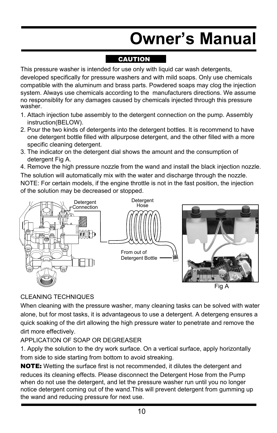 Owner’s manual | All Power APW5118 User Manual | Page 11 / 23