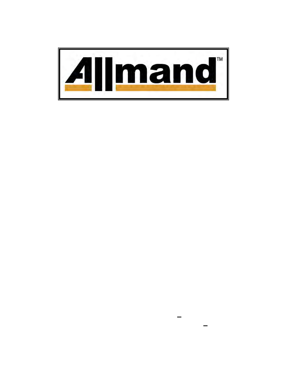 Allmand Brothers 2220/SE User Manual | 46 pages