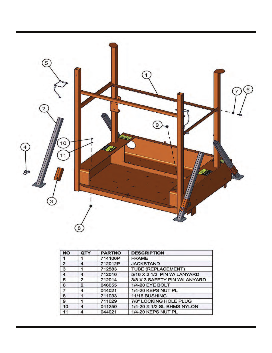 Eclipse 2220/se, Jack stands | Allmand Brothers 2220/SE User Manual | Page 20 / 46