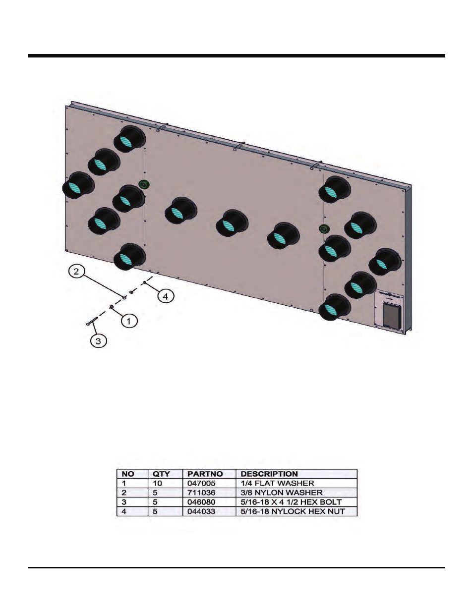 Eclipse 2220/se, Sign board hardware | Allmand Brothers 2220/SE User Manual | Page 42 / 46