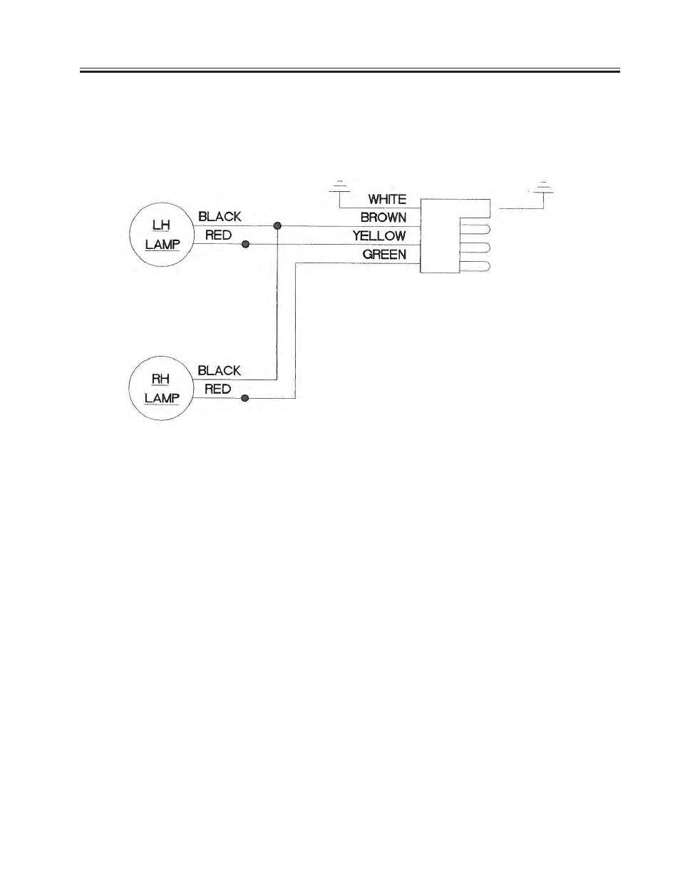 Taillight wiring schematic | Allmand Brothers MH1000 IDF User Manual | Page 18 / 46