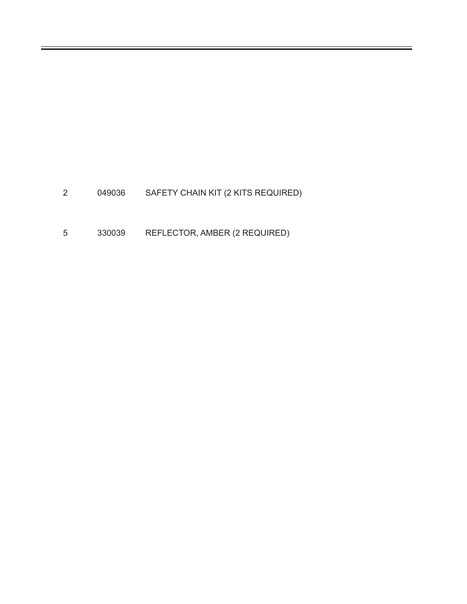 Trailer assembly parts and accessories | Allmand Brothers MH1000 IDF User Manual | Page 27 / 46