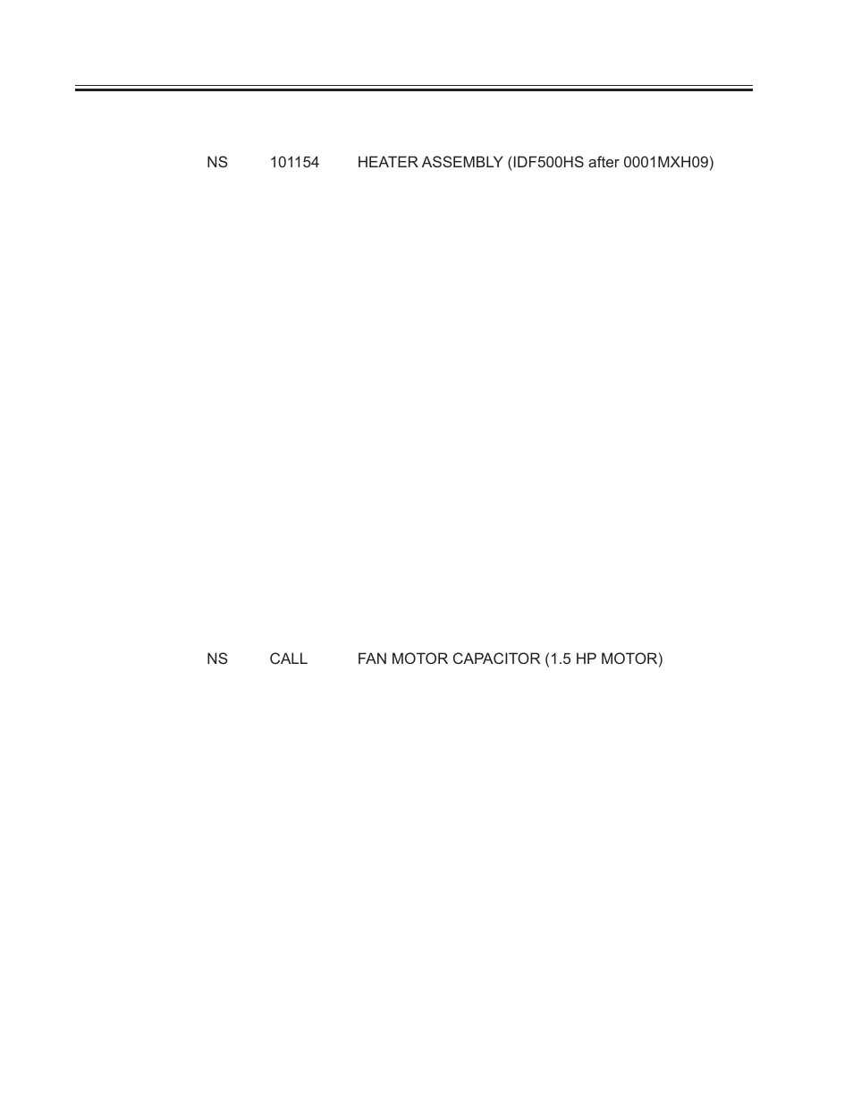 Heater assembly parts and accessories | Allmand Brothers MH1000 IDF User Manual | Page 33 / 46