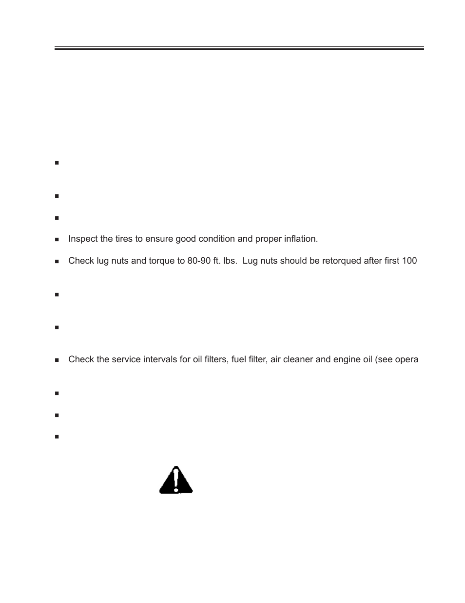 Inspection check list | Allmand Brothers MH1000 IDF User Manual | Page 4 / 46