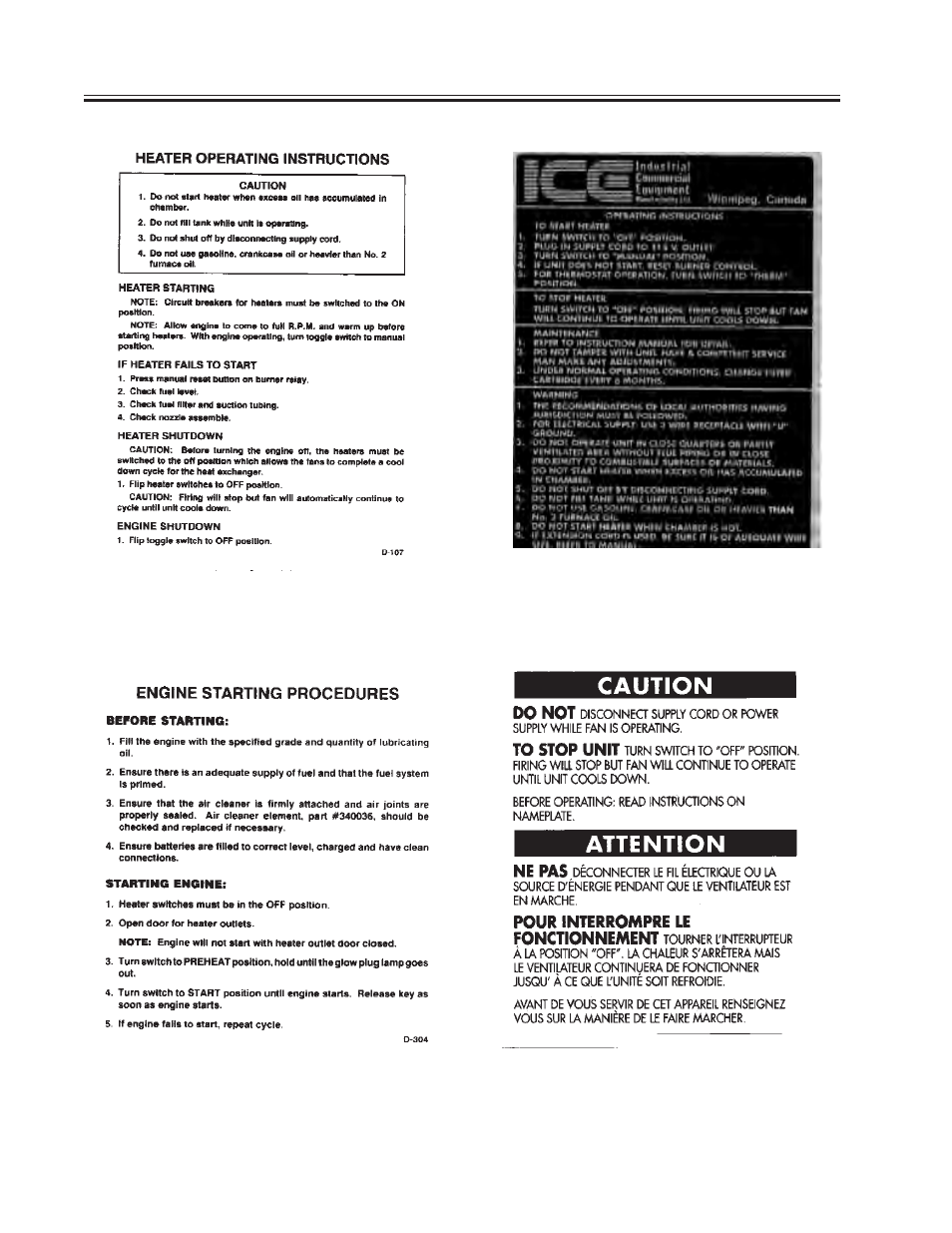 Safety decals | Allmand Brothers MH1000 IDF User Manual | Page 7 / 46