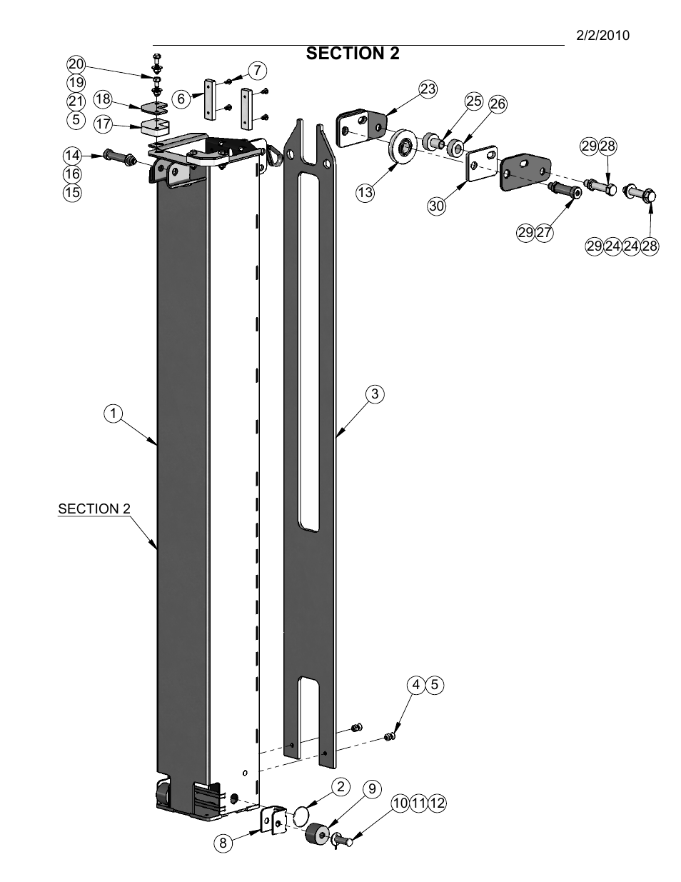 A-5a, Drawing view1, Mlex v series | Allmand Brothers MLEX20-30KW V User Manual | Page 10 / 41