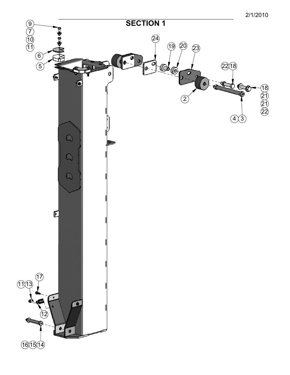 A-6a, Drawing view1, Mlex v series | Allmand Brothers MLEX20-30KW V User Manual | Page 12 / 41