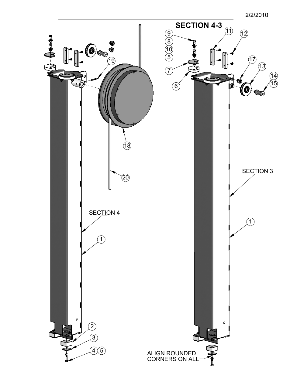 A-4a, Drawing view5, Drawing view6 | Mlex v series | Allmand Brothers MLEX20-30KW V User Manual | Page 8 / 41