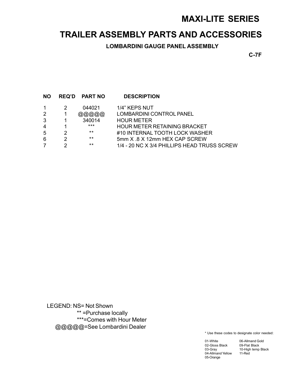 Allmand Brothers ML6-8 LD User Manual | Page 41 / 87