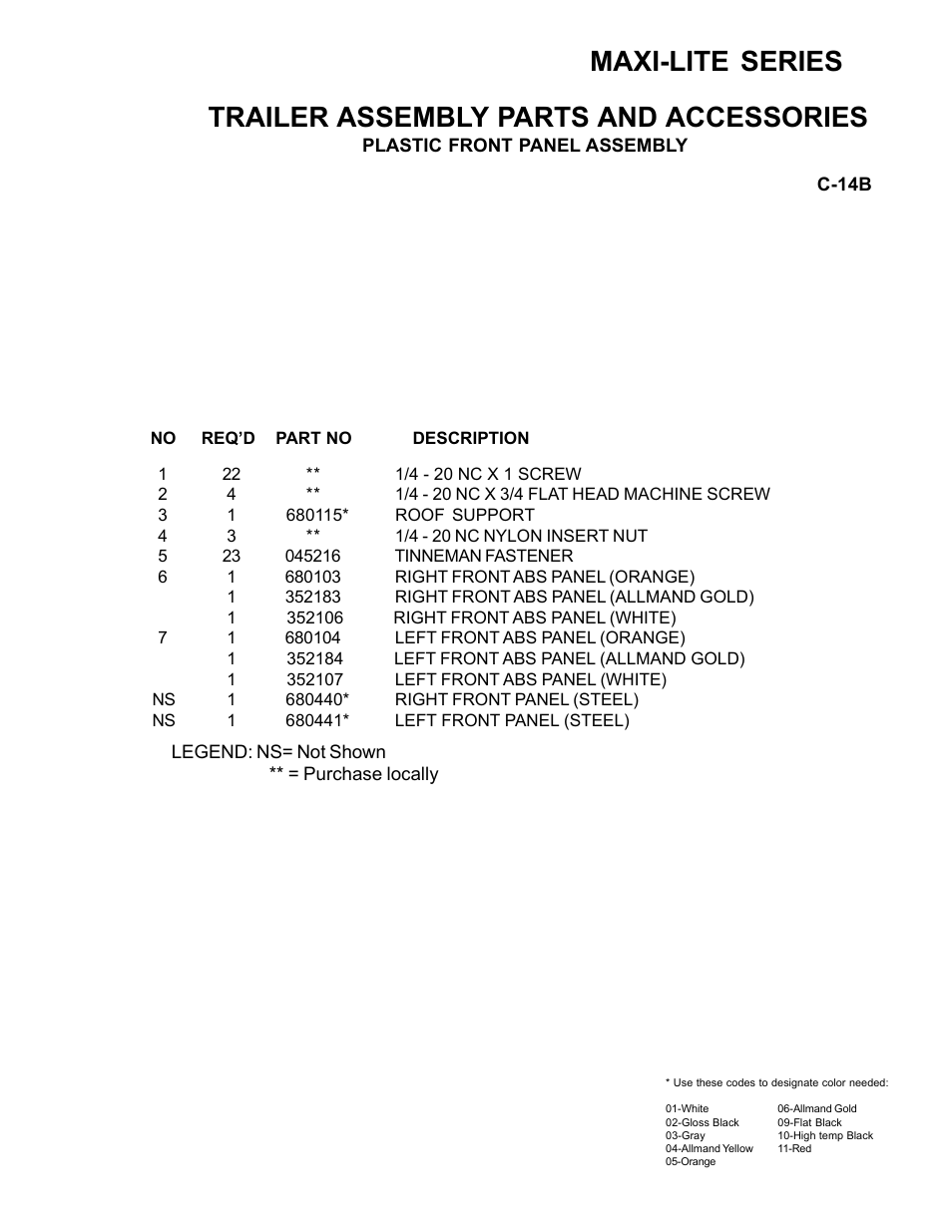 Allmand Brothers ML6-8 LD User Manual | Page 61 / 87