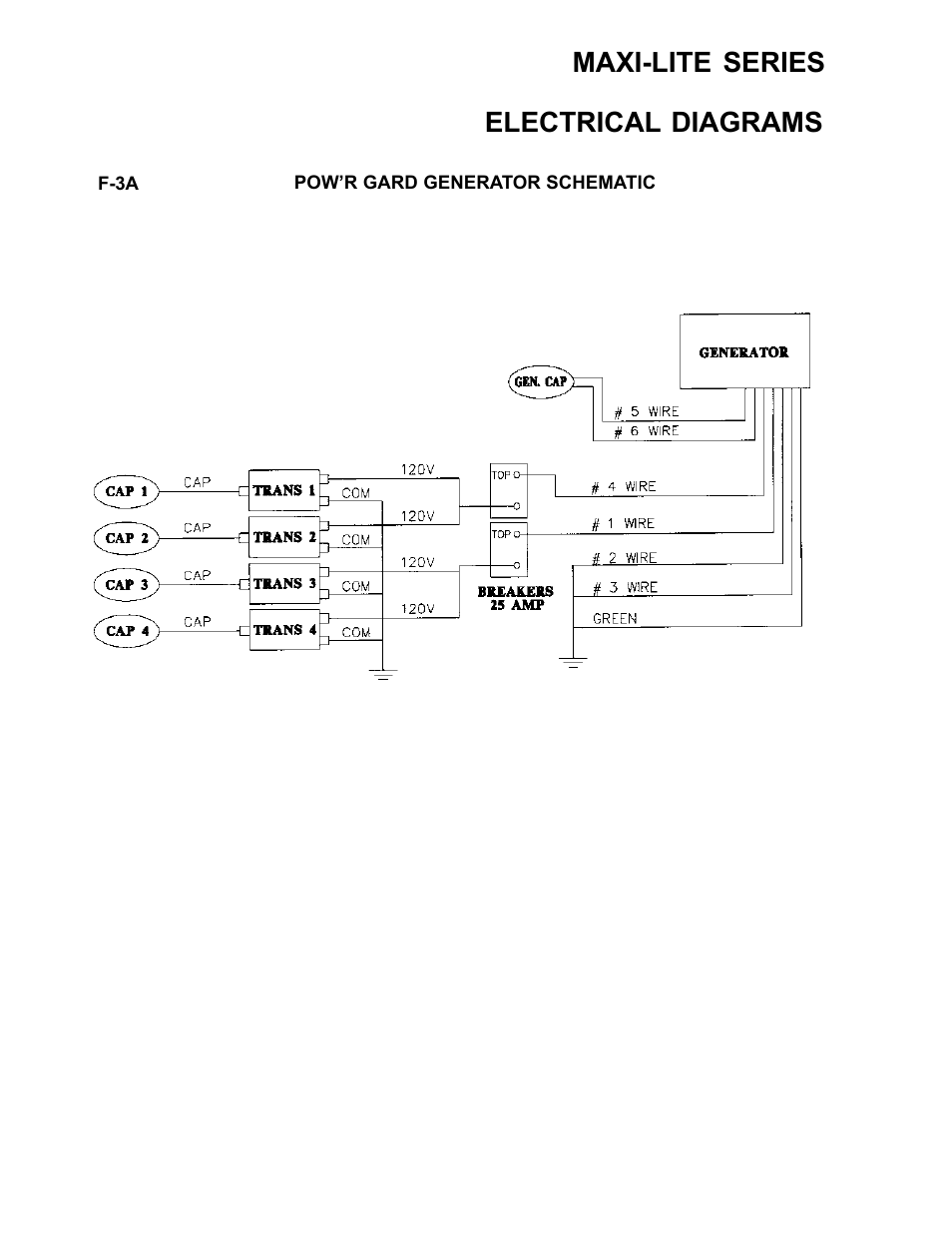 Maxi-lite series, Electrical diagrams | Allmand Brothers ML6-8 LD User Manual | Page 82 / 87