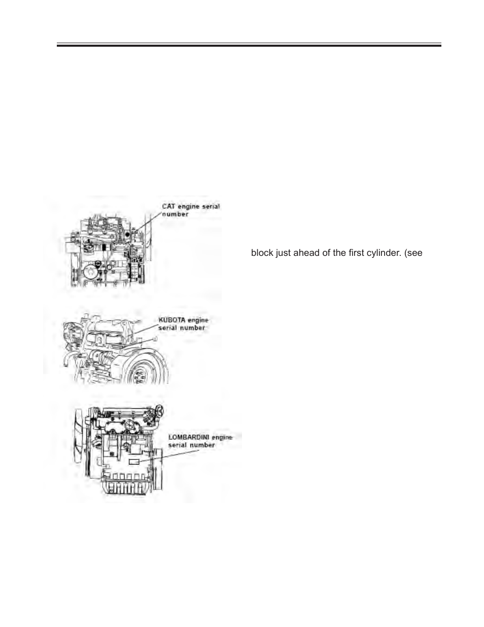 Serial number locations | Allmand Brothers VSERIES HYDRAULIC User Manual | Page 13 / 26