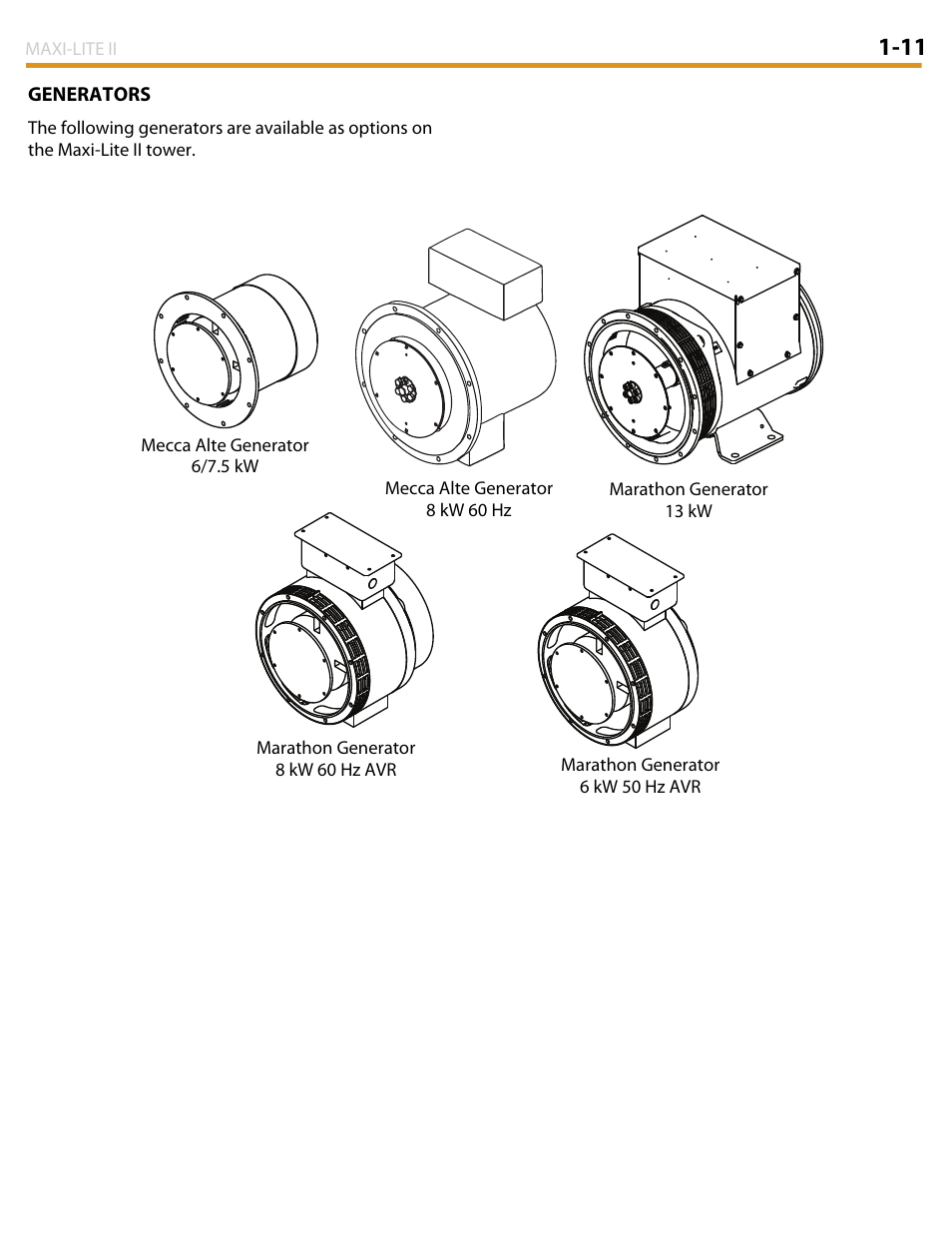 Allmand Brothers MAXI LITE II User Manual | Page 14 / 80