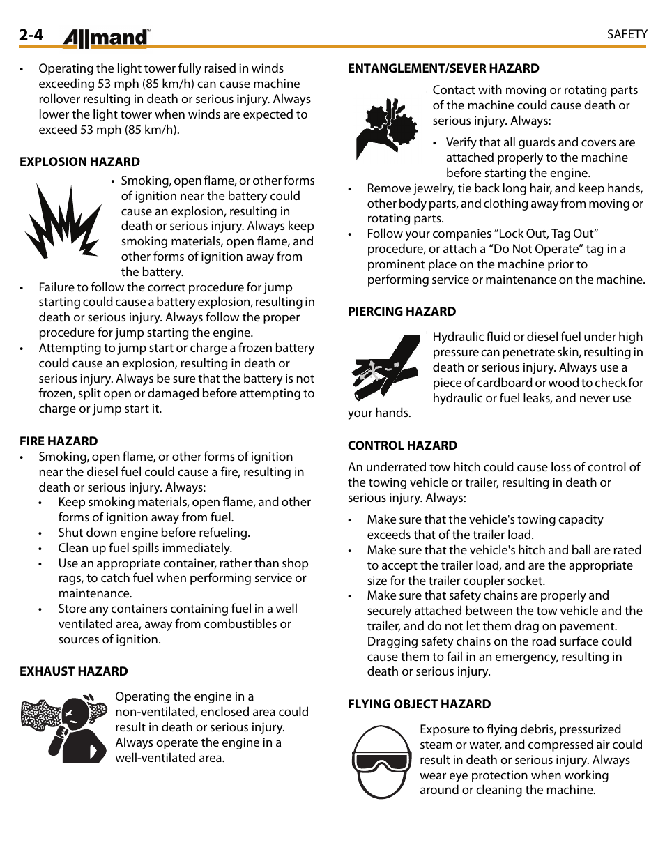 Allmand Brothers MAXI LITE II User Manual | Page 21 / 80