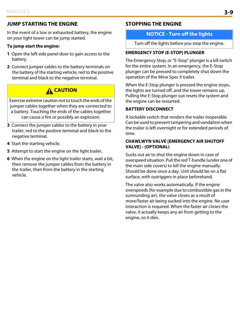 Allmand Brothers MAXI LITE II User Manual | Page 34 / 80