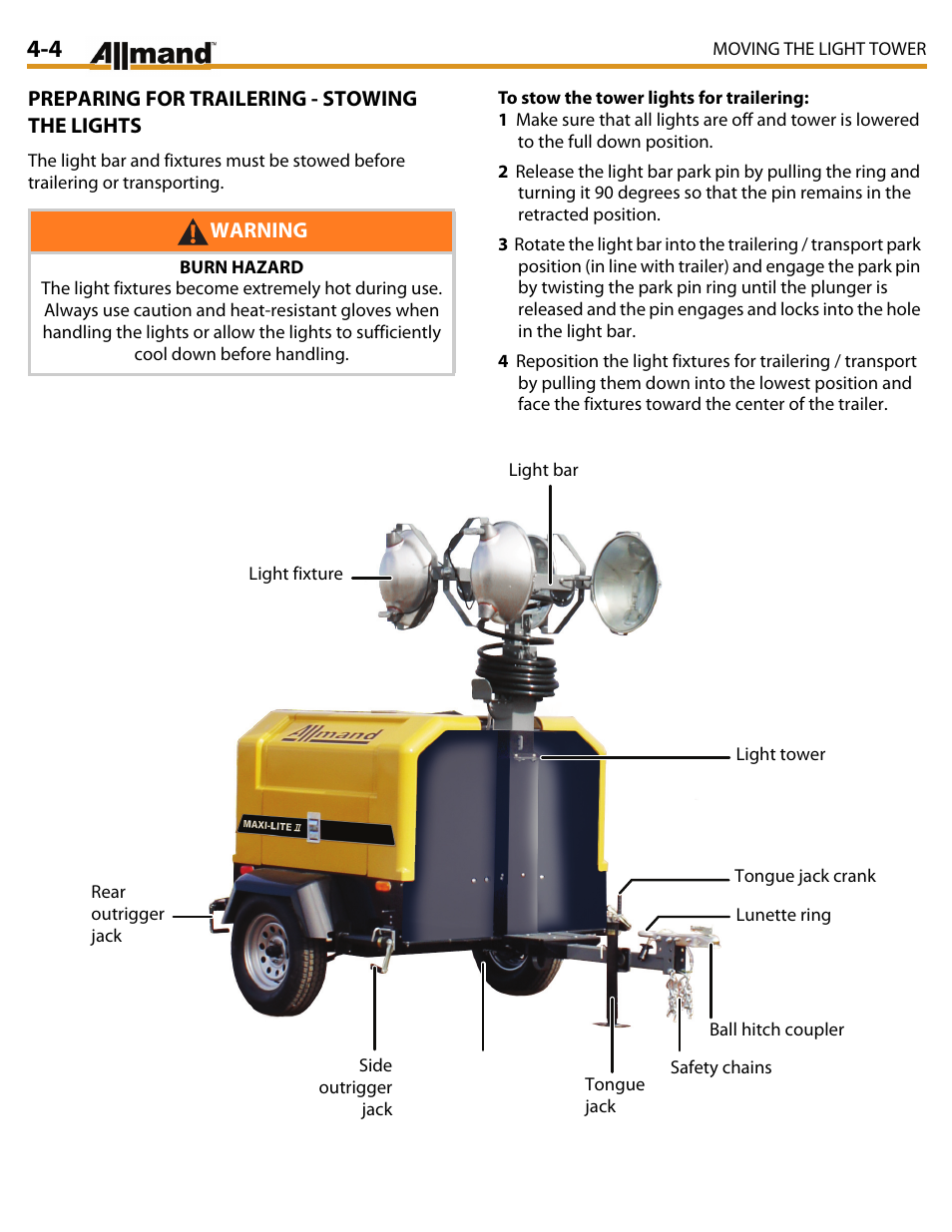 Allmand Brothers MAXI LITE II User Manual | Page 41 / 80