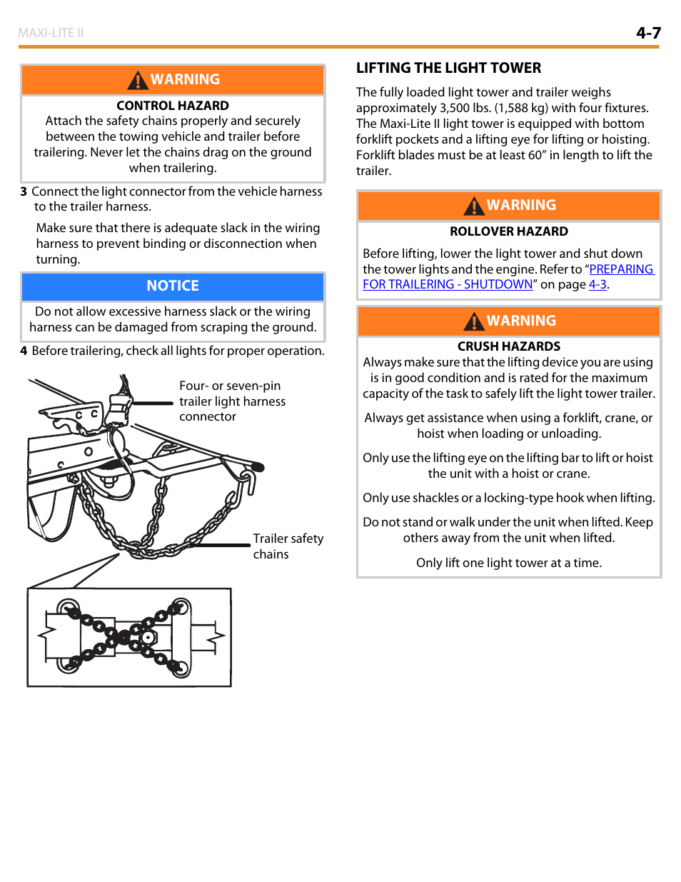 Allmand Brothers MAXI LITE II User Manual | Page 44 / 80