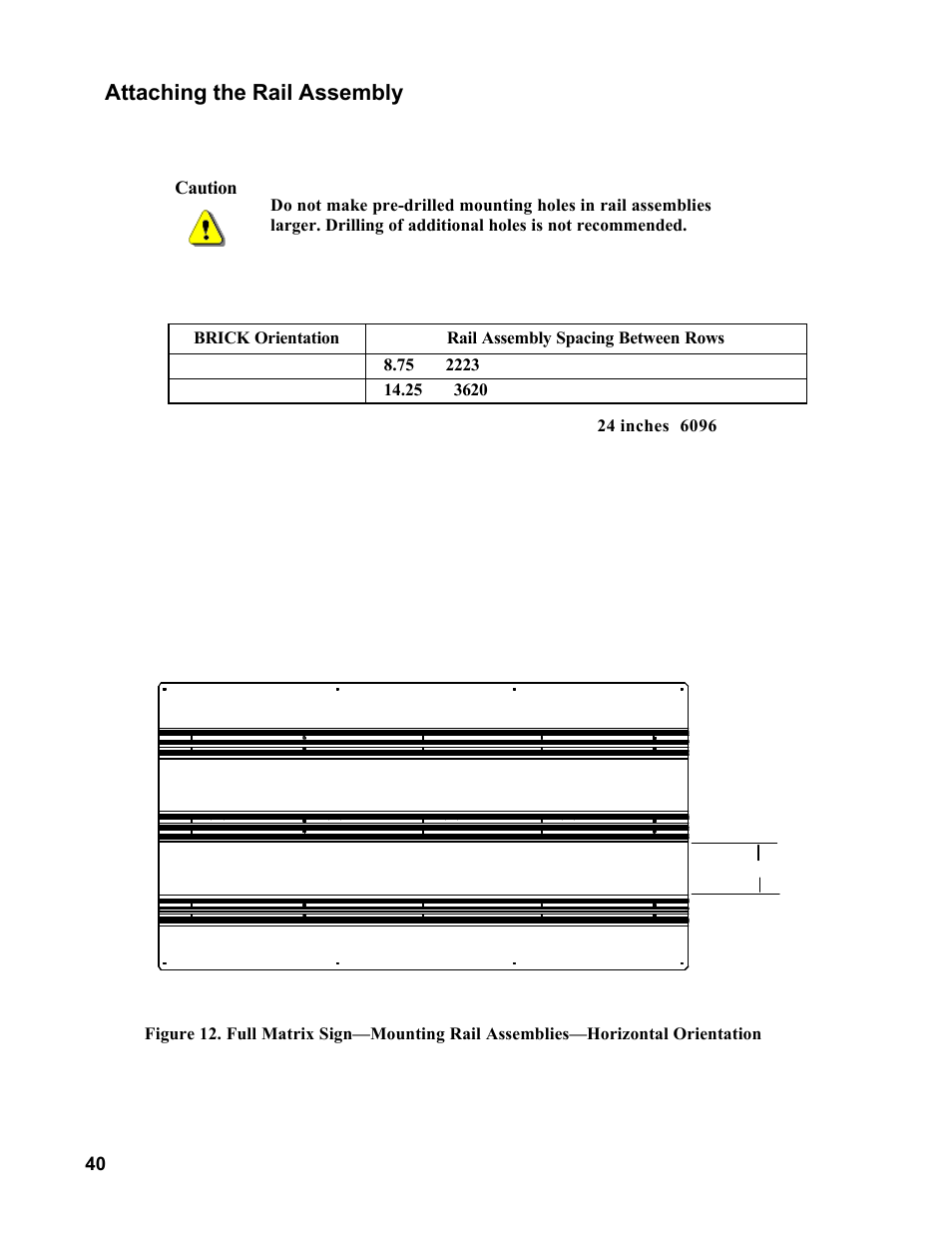 Attaching the rail assembly | Allmand Brothers MB 6200 User Manual | Page 40 / 76