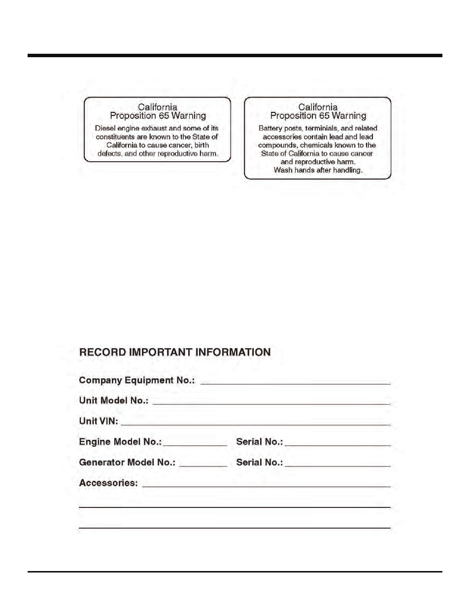Night lite pro 50-60 hz | Allmand Brothers NIGHT LITE PRO LD User Manual | Page 2 / 54
