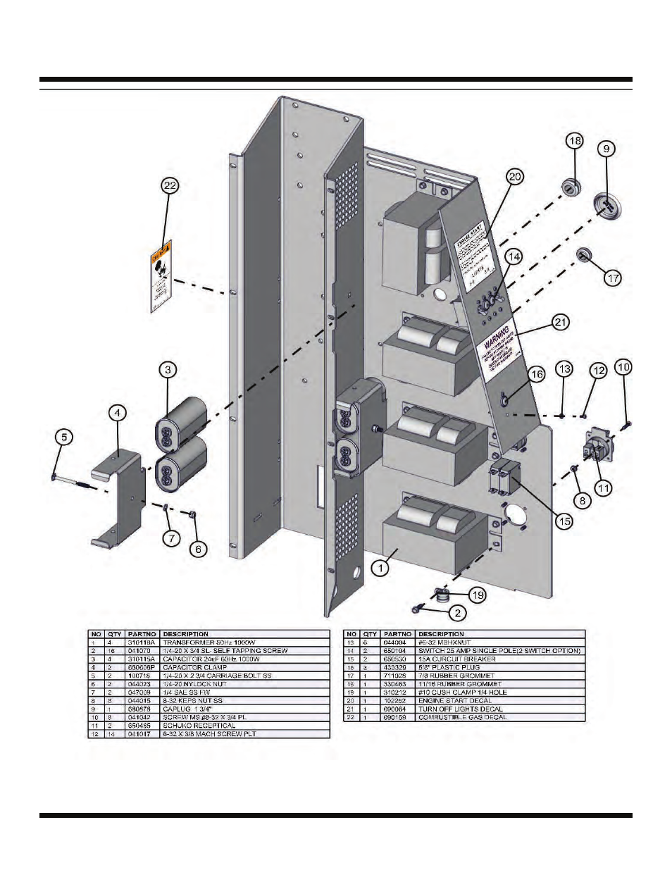 Night lite pro 50-60 hz | Allmand Brothers NIGHT LITE PRO LD User Manual | Page 21 / 54