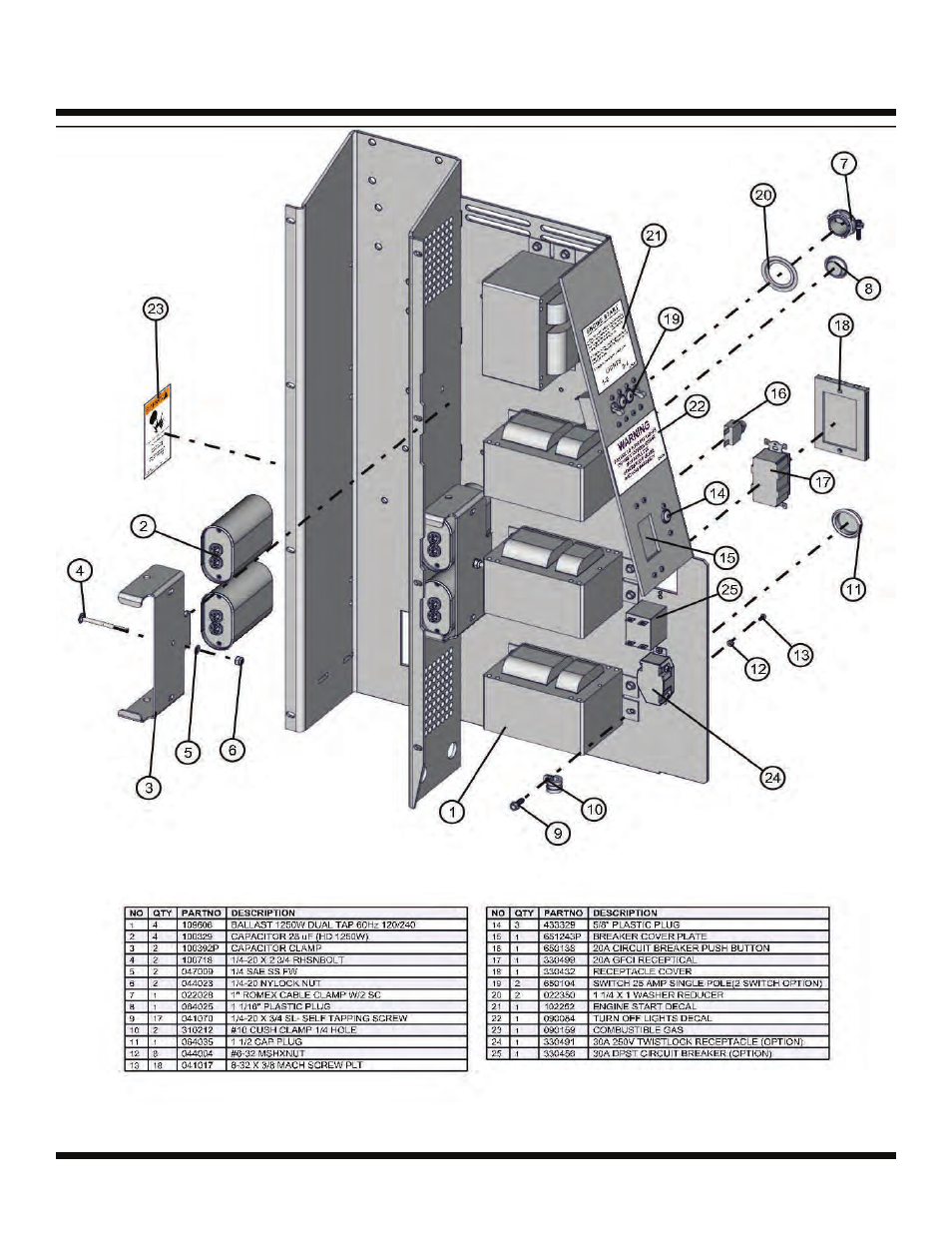 Night lite pro 50-60 hz | Allmand Brothers NIGHT LITE PRO LD User Manual | Page 24 / 54