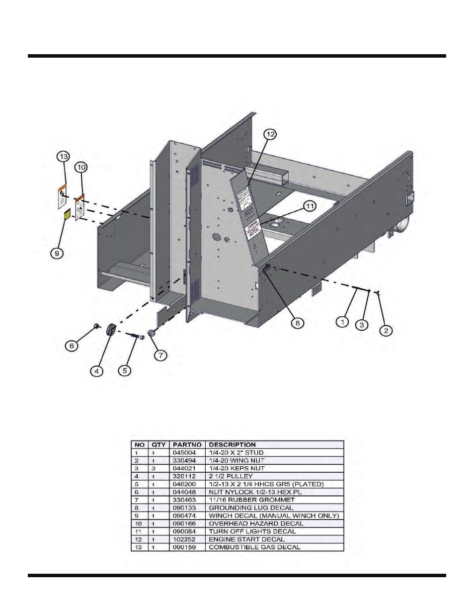 50hz frame, Night lite pro 50-60 hz | Allmand Brothers NIGHT LITE PRO LD User Manual | Page 27 / 54