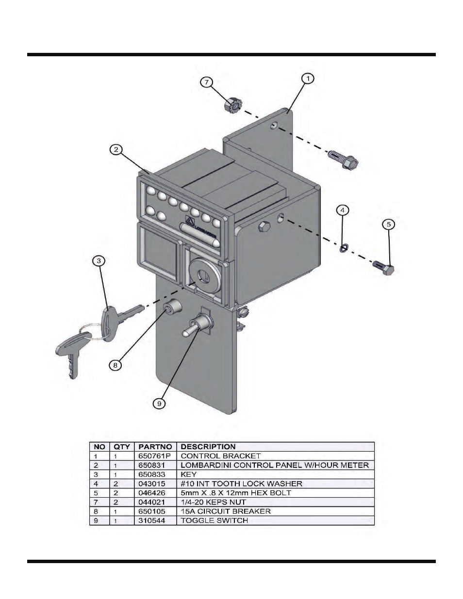 Kohler control panel, Night lite pro 50-60 hz | Allmand Brothers NIGHT LITE PRO LD User Manual | Page 38 / 54