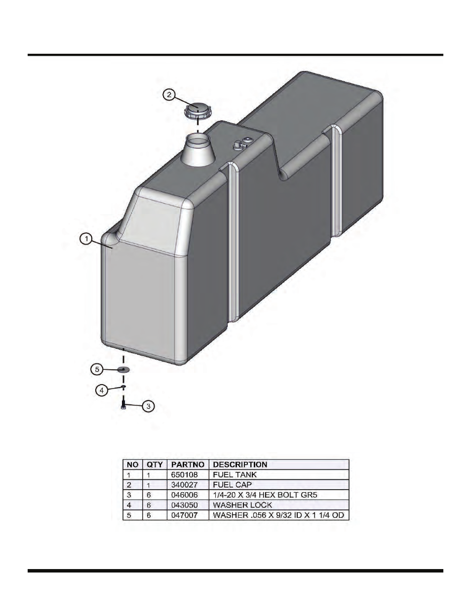 Fuel tank, Night lite pro 50-60 hz | Allmand Brothers NIGHT LITE PRO LD User Manual | Page 49 / 54