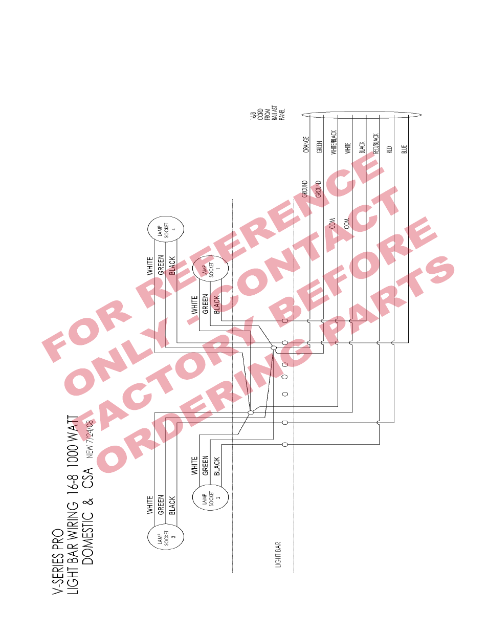 Night-lite pro v series electrical diagrams | Allmand Brothers NIGHT LITE PRO V User Manual | Page 48 / 51