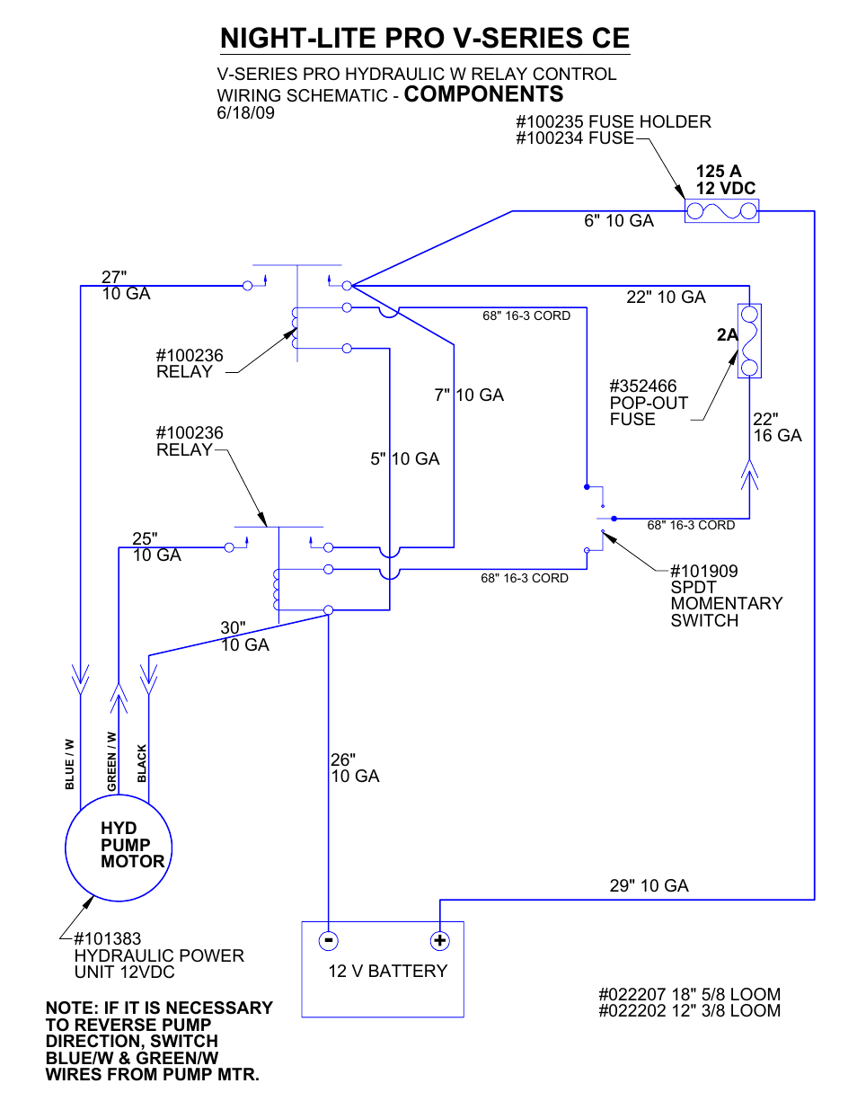 Components, Night-lite pro v-series ce | Allmand Nite-Lite Pro Vertical Tower V Series User Manual | Page 79 / 90