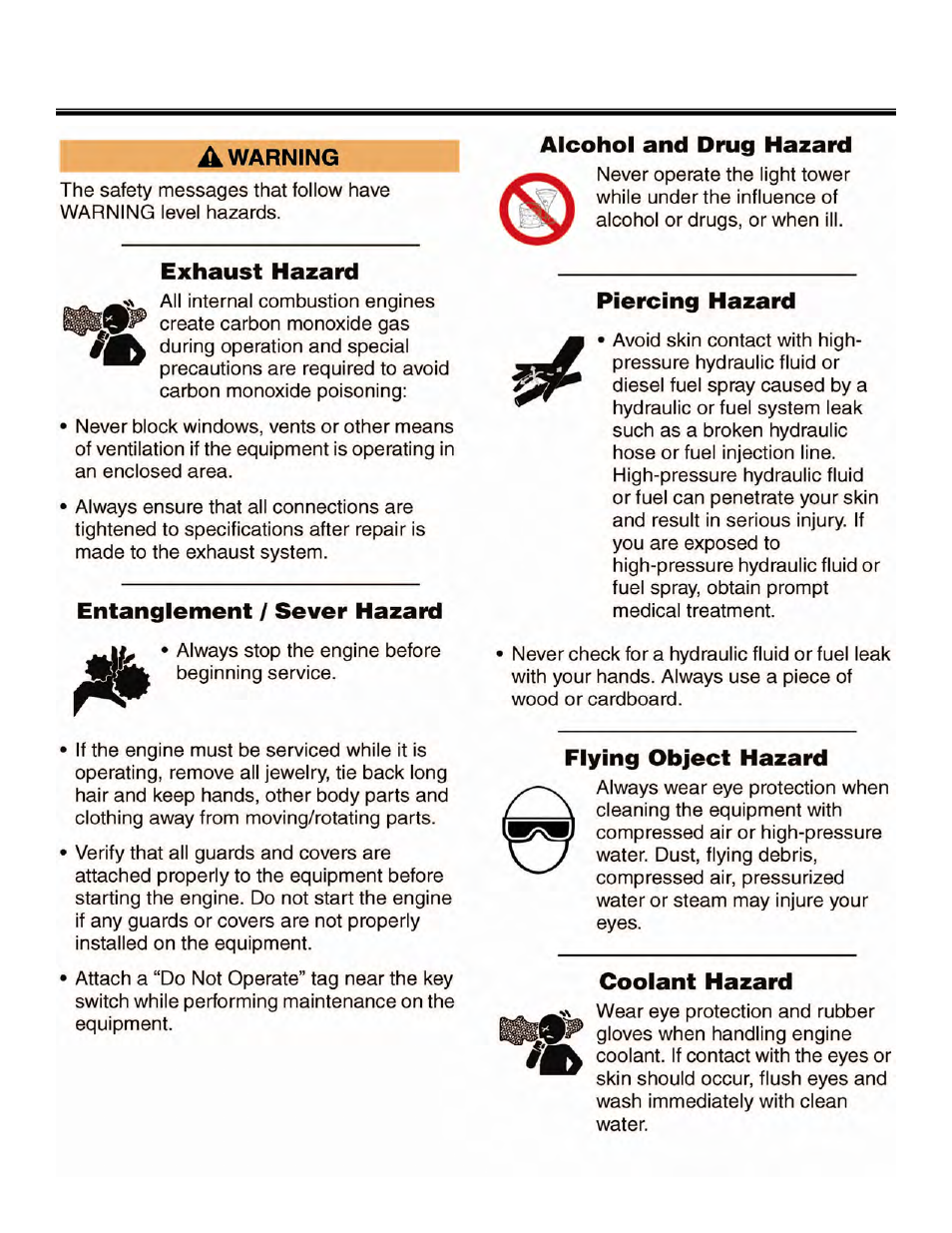 Safety | Allmand Brothers NIGHT LITE PRO V User Manual | Page 10 / 67
