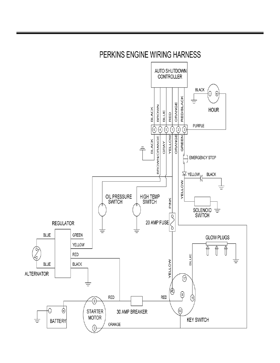 E-stop w/o glow lamps | Allmand Brothers NIGHT LITE PRO V User Manual | Page 64 / 67